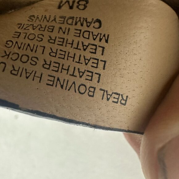 Antonio Melani Womens Leopard Print Cork Wedge Sandals Size 8M Leather Sole - Picture 3 of 7